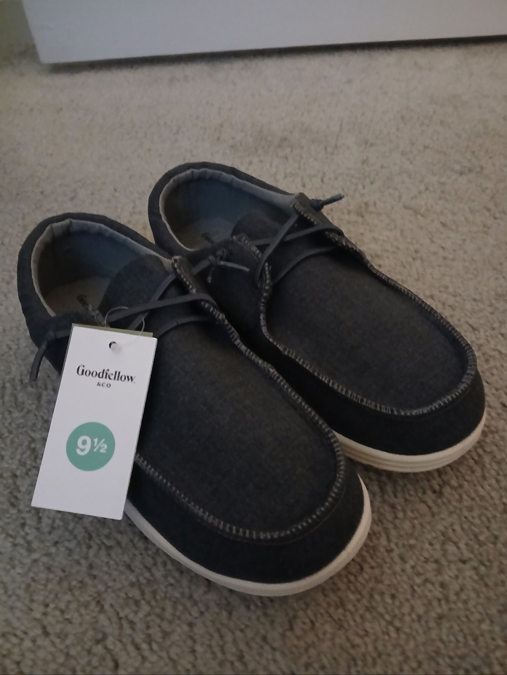 Goodfellow & Co Dark Blue Canvas Slip-On Loafers